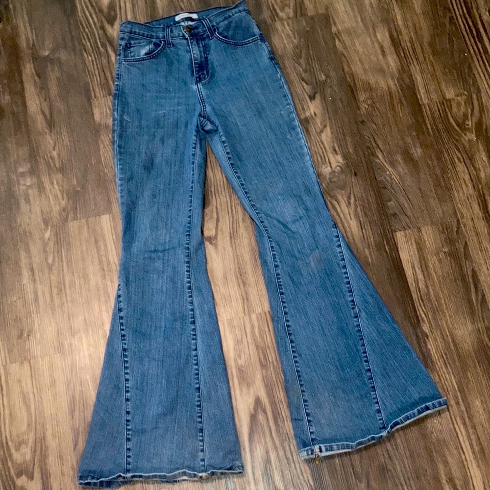 denim bell bottoms size 27